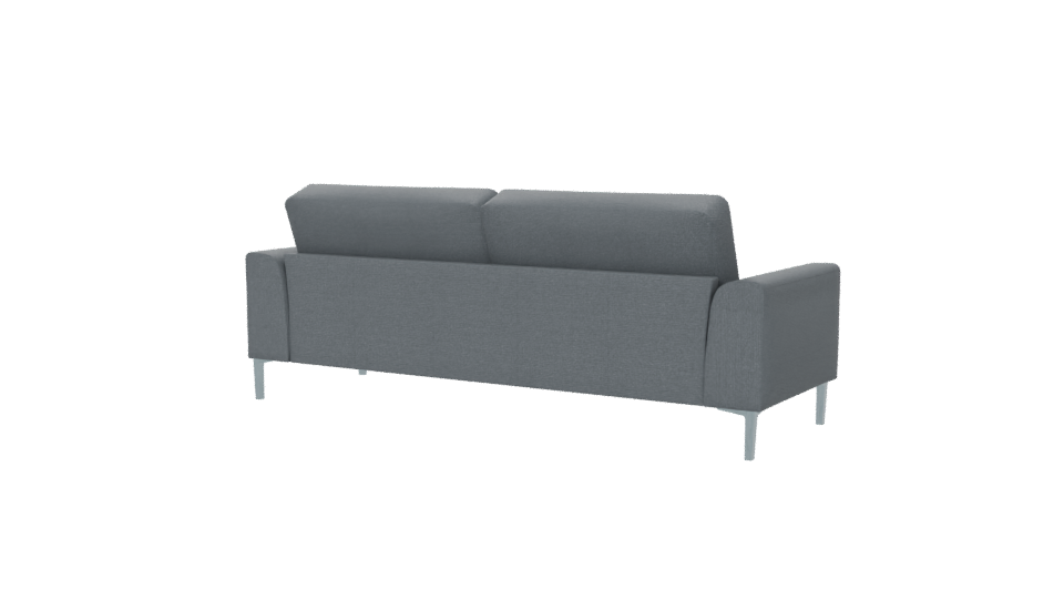 Contemporary Fabric Sofa 3D Model - Professional 3D Model Render 6