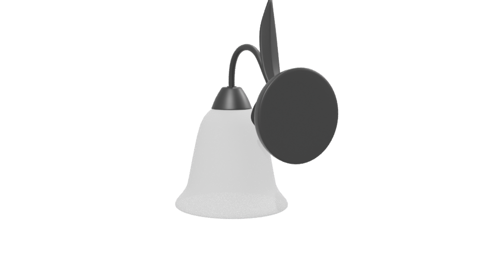 Contemporary Wall-Mounted Lamp 3D Model - Professional 3D Model Render 13