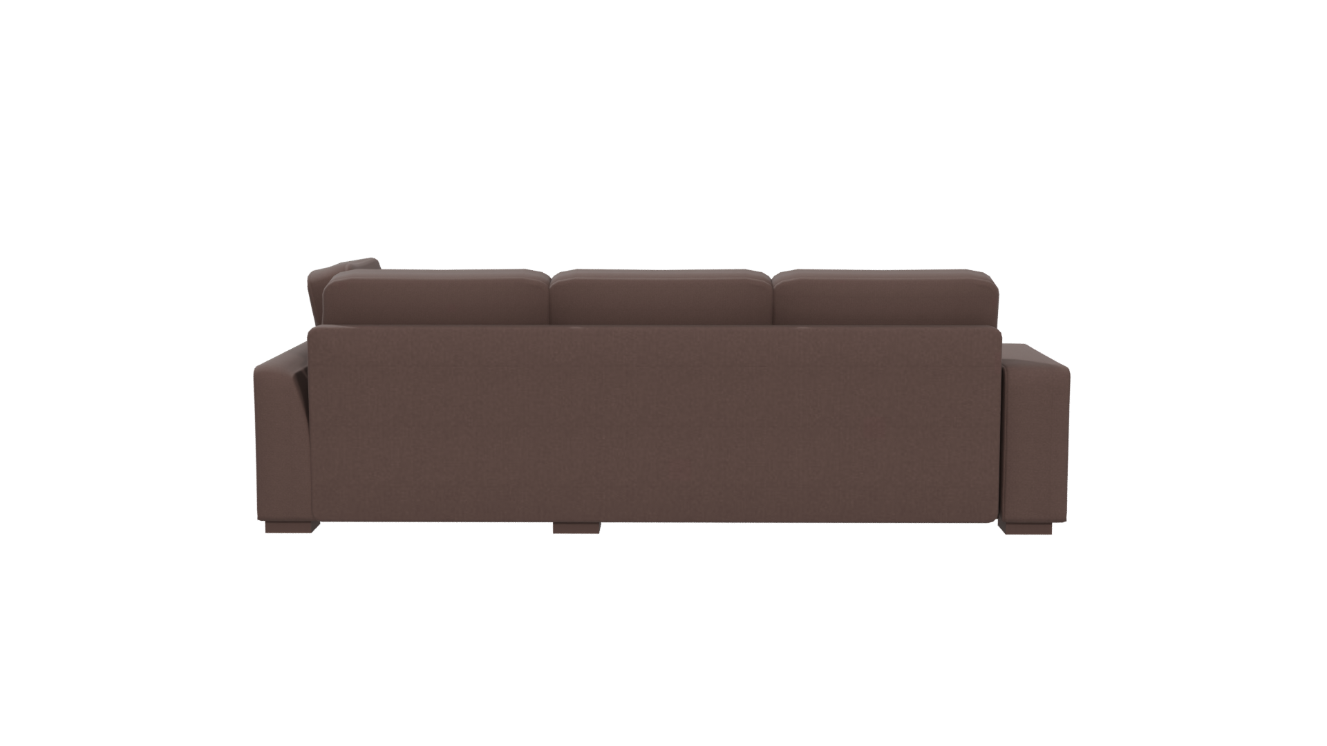 Modern L-Shaped Fabric Sofa 3D Model - Professional 3D Model Render 5