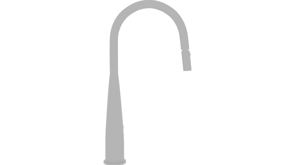 Sleek Modern Kitchen Faucet Model - Professional 3D Model Render 8