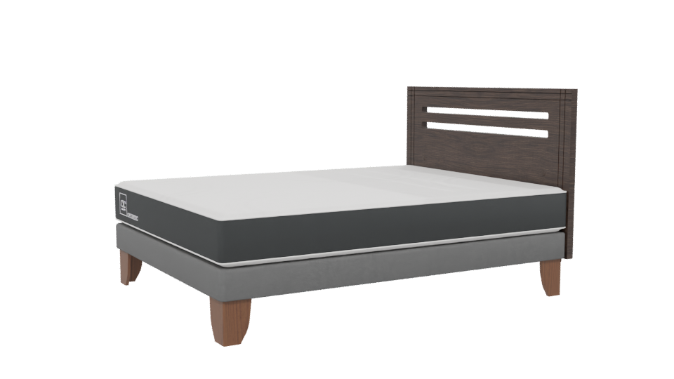Stylish Bed Frame 3D Model - Professional 3D Model Render 13