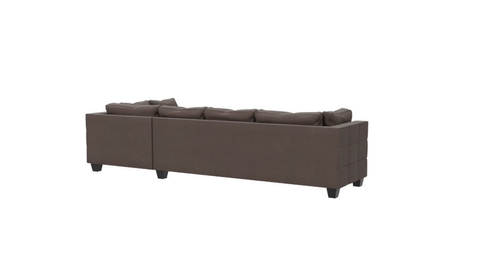 Modern Sectional Couch 3D Model - Professional 3D Model Render 6