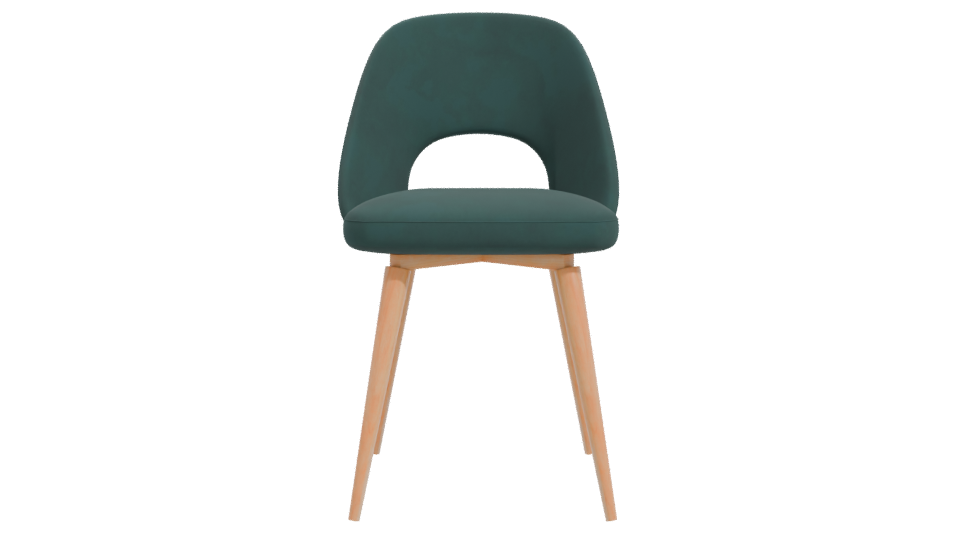 Stylish Modern Dining Chair 3D - Professional 3D Model Render 11