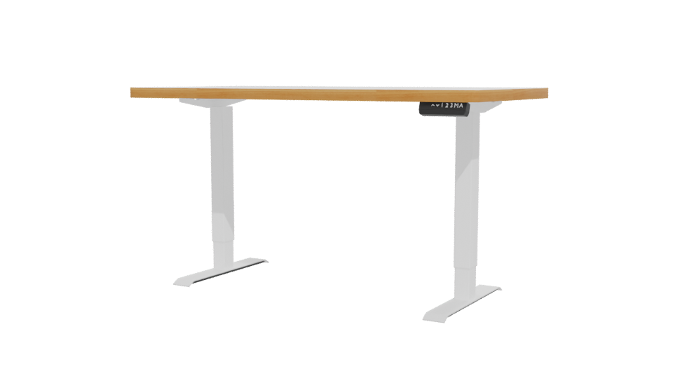 Elegant Minimalist Office Desk 3D Model - Professional 3D Model Render 12