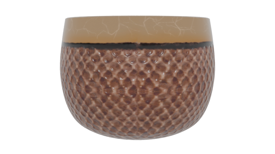 Elegant Textured Bowl Model - Professional 3D Model Render 5