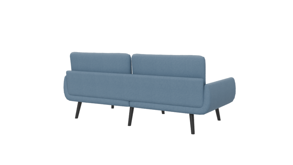 Stylish Modern Two-Seater Sofa 3D Model - Professional 3D Model Render 6