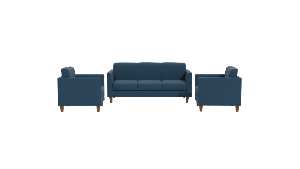 Stylish Modern Sofa Set 3D Model - Professional 3D Model Render 11
