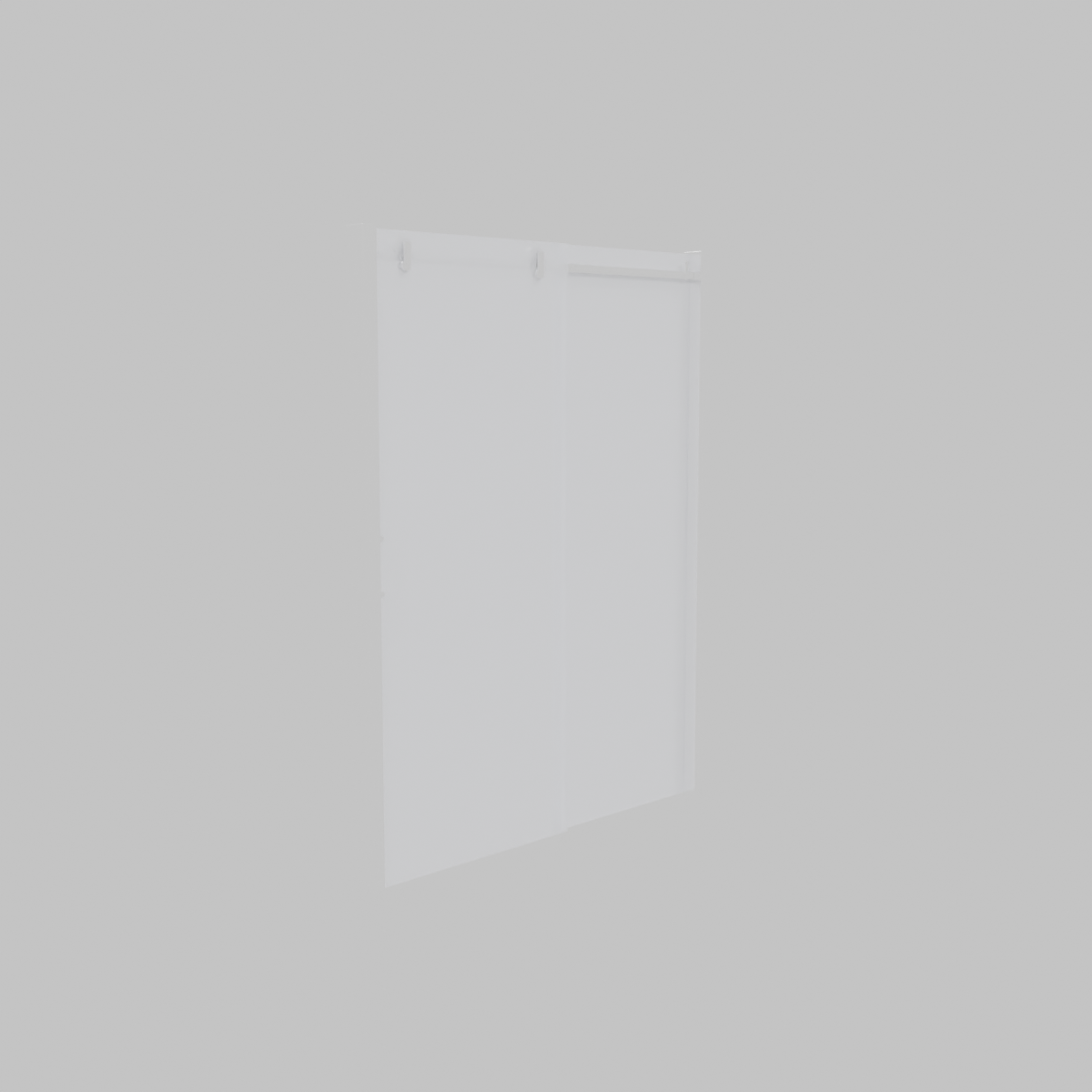 Mampara De Baño Deslizable 150x190cm 8mm