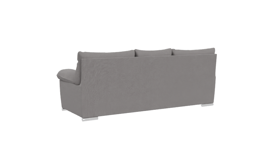 Contemporary Fabric Sofa 3D Model - Professional 3D Model Render 4