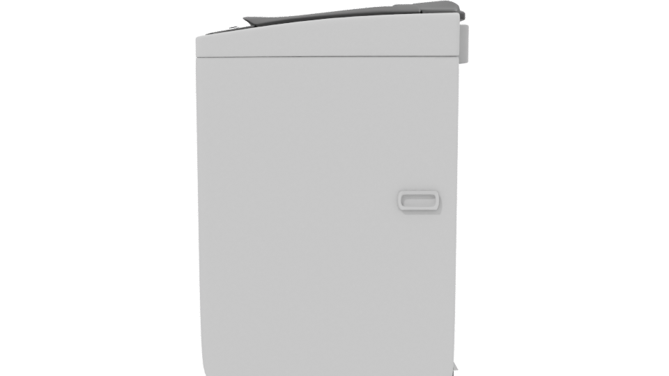 Compact Top-Loading Washing Machine - Professional 3D Model Render 2