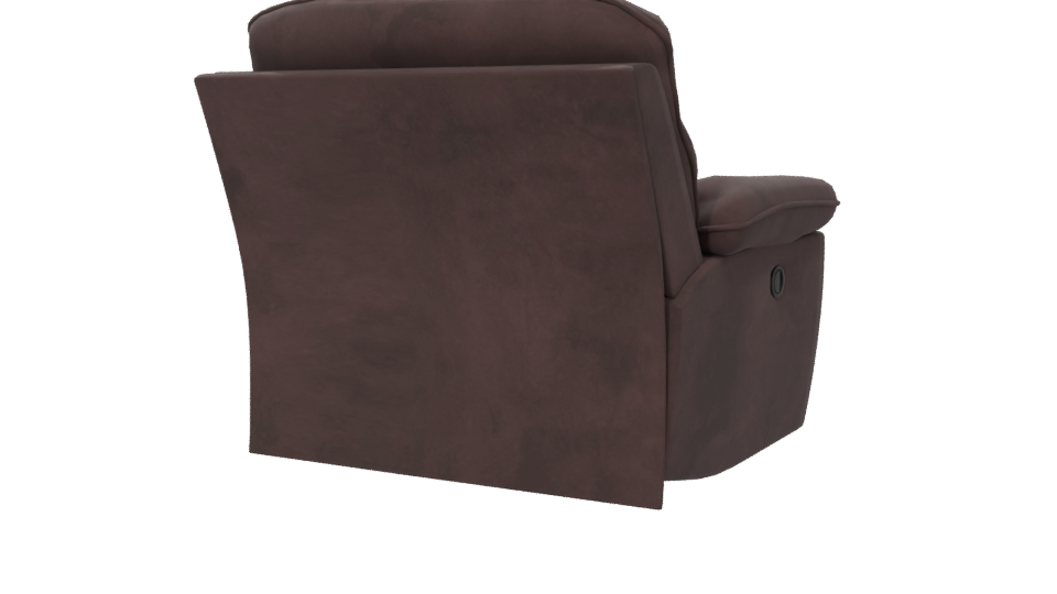 Stylish Contemporary Recliner Armchair 3D Model - Professional 3D Model Render 6