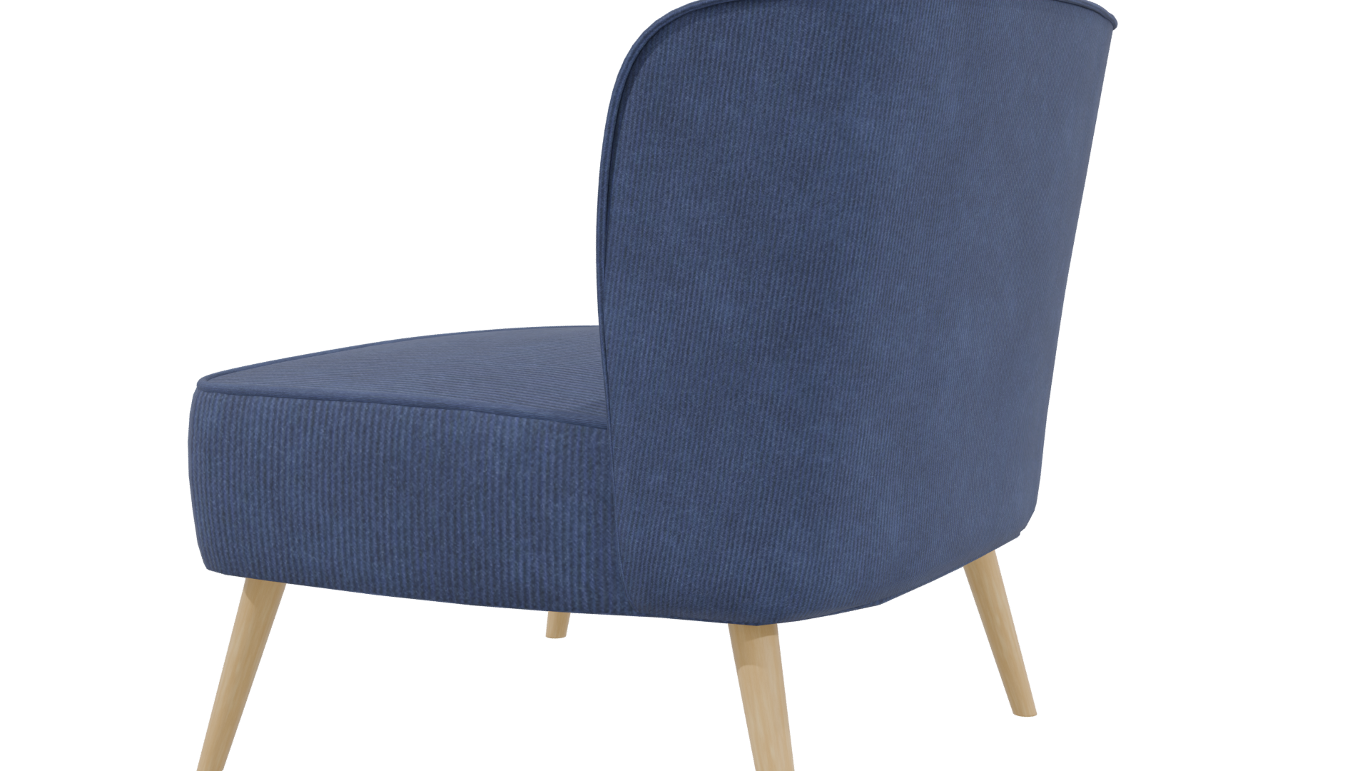 Stylish Fabric Accent Chair 3D - Professional 3D Model Render 18