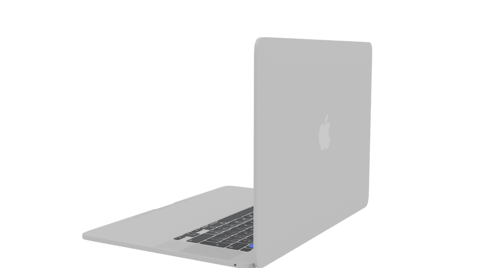 Sleek Laptop 3D Model - Professional 3D Model Render 3
