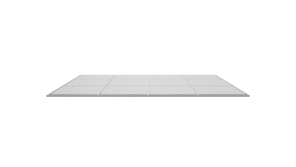 Elegant White Tile Floor 3D - Professional 3D Model Render 11