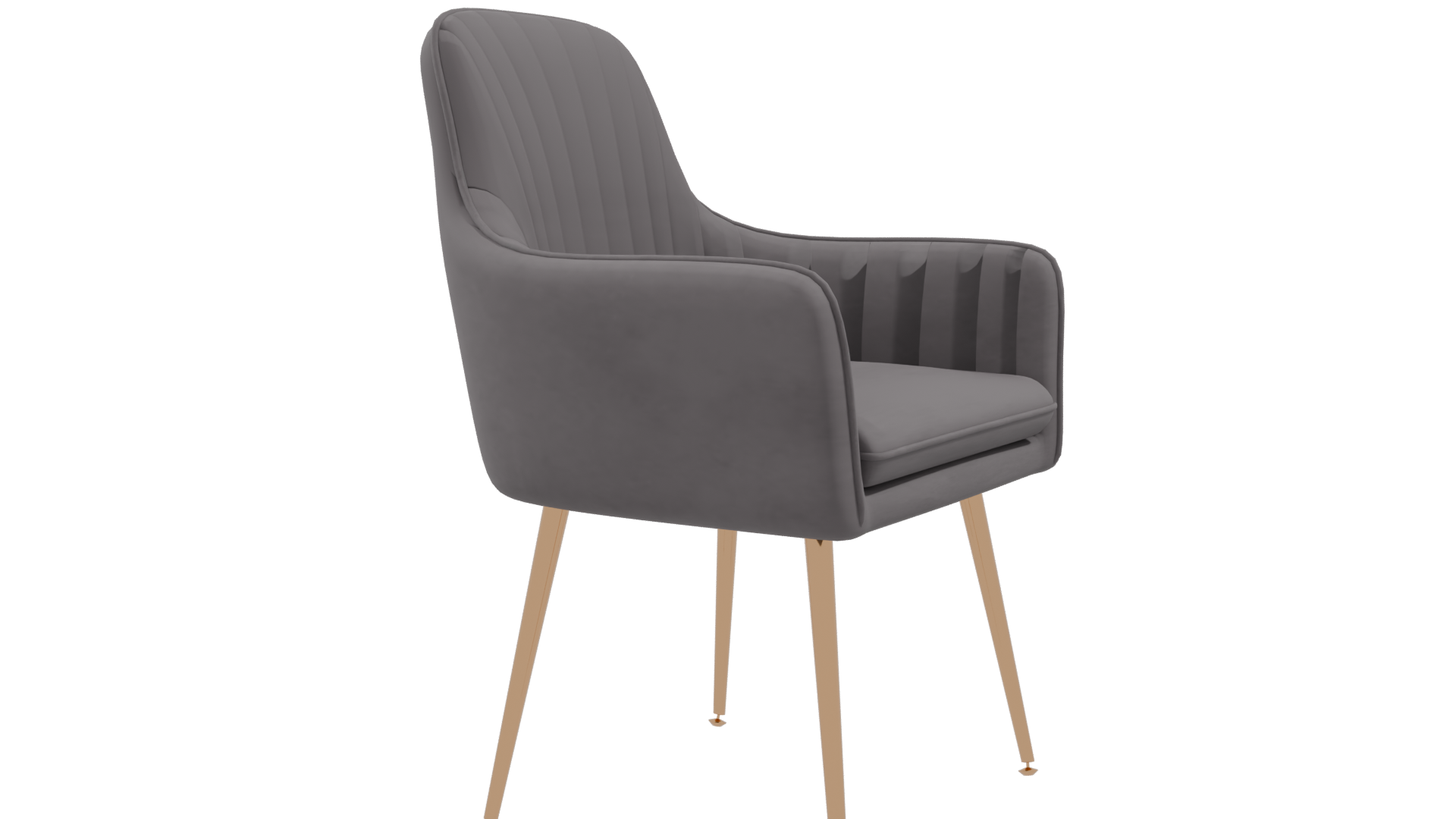 Stylish Modern Accent Chair 3D - Professional 3D Model Render 24