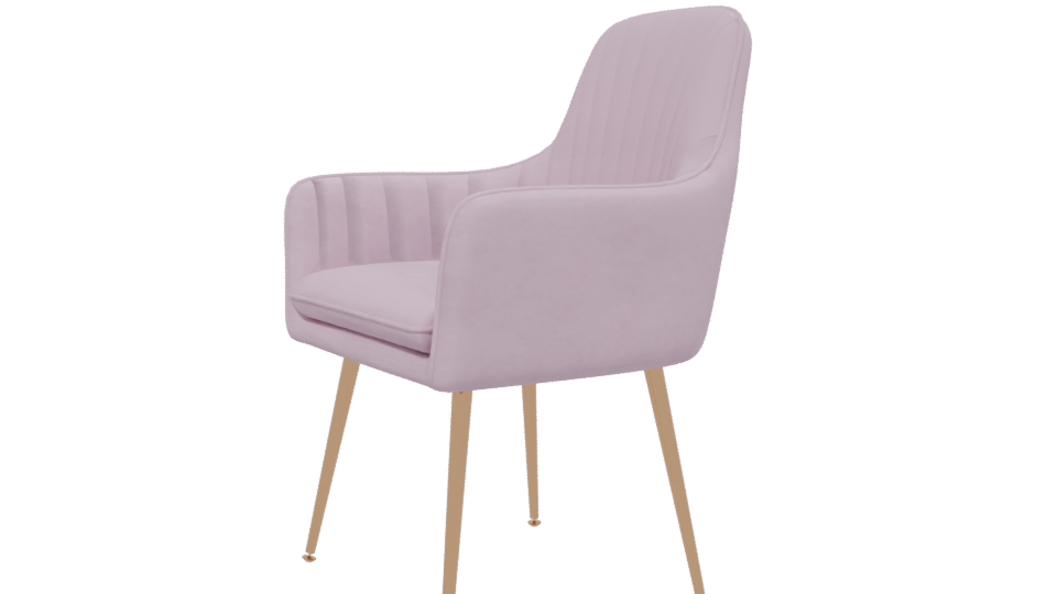 Stylish Modern Accent Chair 3D Model - Professional 3D Model Render 13