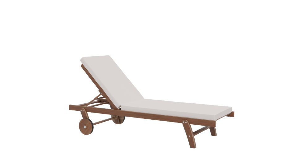 Stylish Outdoor Lounge Chair 3D - Professional 3D Model Render 12