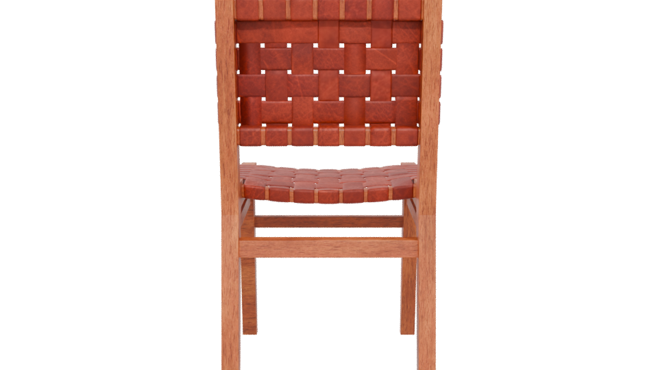 Stylish Woven Dining Chair 3D - Professional 3D Model Render 5