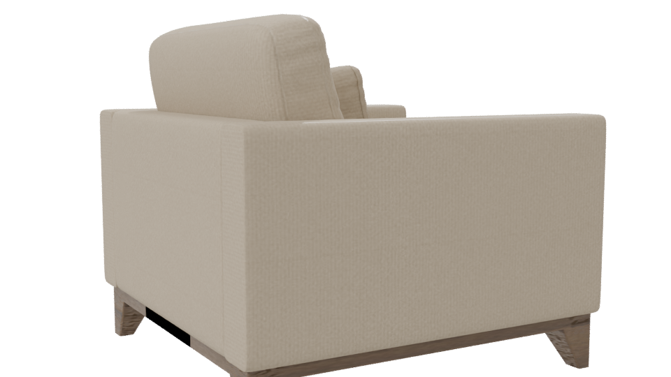Stylish Modern Armchair 3D - Professional 3D Model Render 7