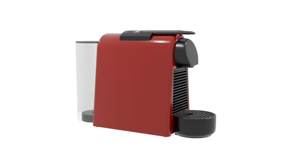 Sleek Modern Coffee Maker 3D - Professional 3D Model Render 9