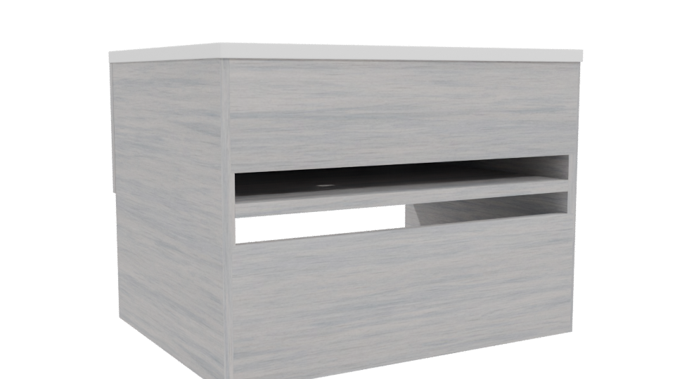 Contemporary Bathroom Vanity 3D Model - Professional 3D Model Render 4