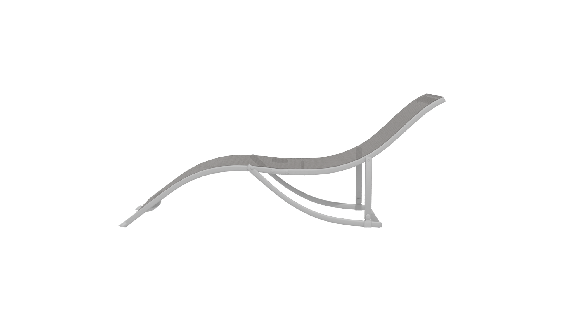 Stylish Outdoor Lounge Chair 3D - Professional 3D Model Render 5