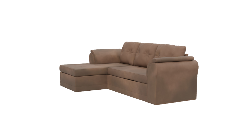 Stylish Corner Sofa 3D Model - Professional 3D Model Render 13