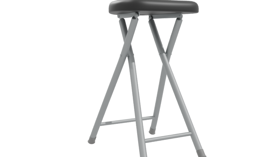 Stylish Minimalist Bar Stool 3D Model - Professional 3D Model Render 10
