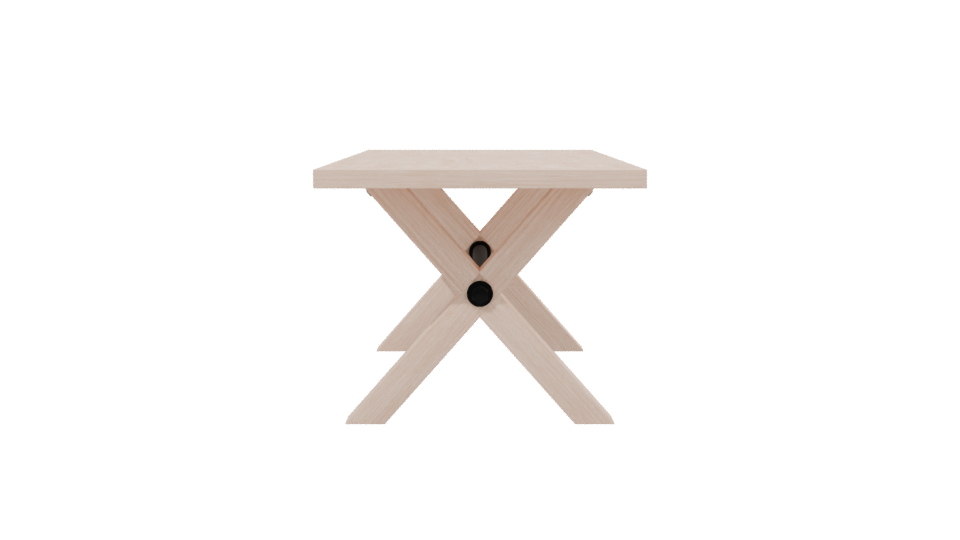 Corsica Medium Dining Table 3D - Professional 3D Model Render 2