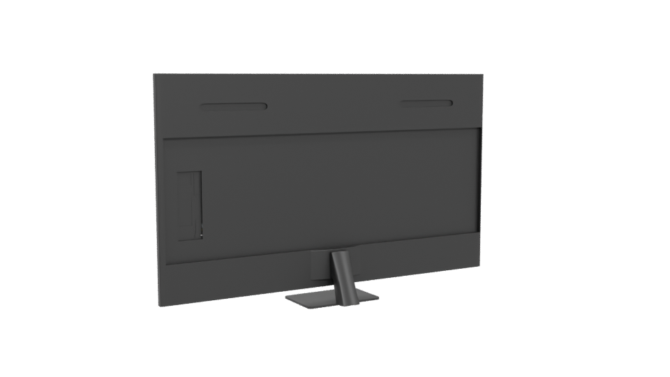 Sleek Modern Television 3D Model - Professional 3D Model Render 4