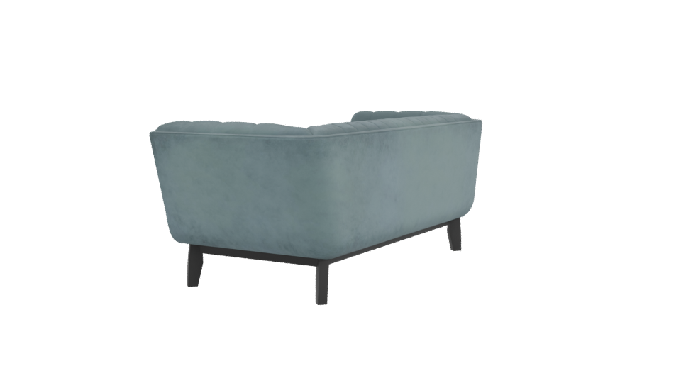 Elegant Modern Couch Model - Professional 3D Model Render 3