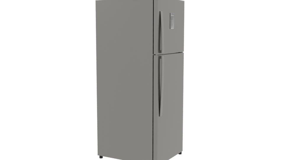 Sleek Stainless Steel Refrigerator 3D - Professional 3D Model Render 9