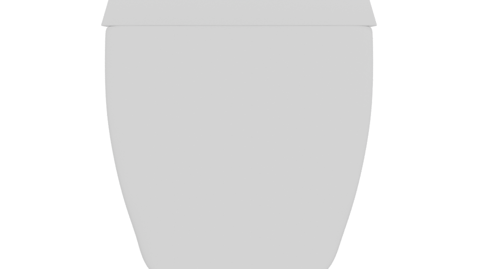 Minimalist White Decorative Bowl - Professional 3D Model Render 5