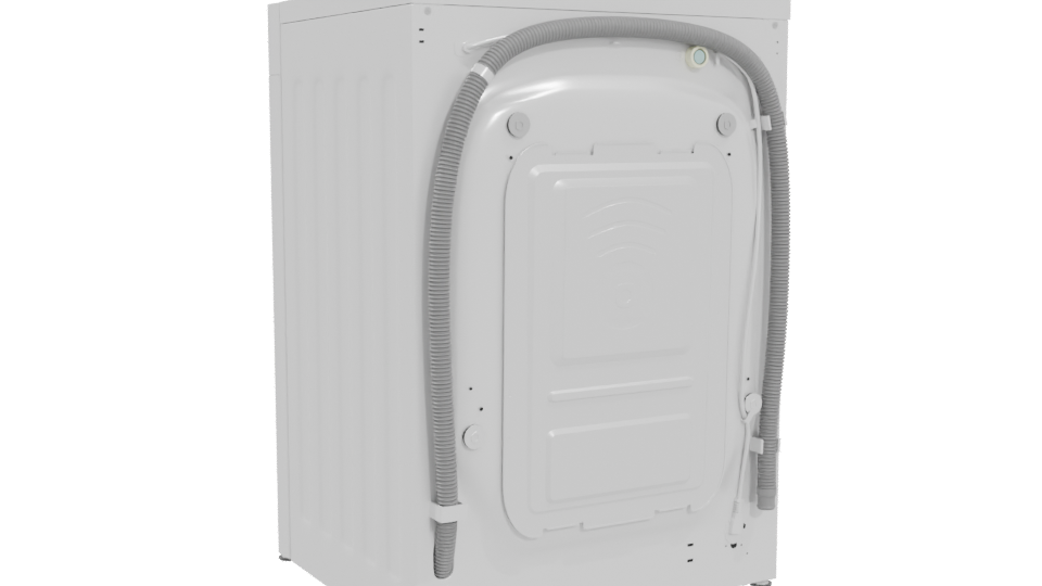 Modern Washing Machine 3D Model - Professional 3D Model Render 4