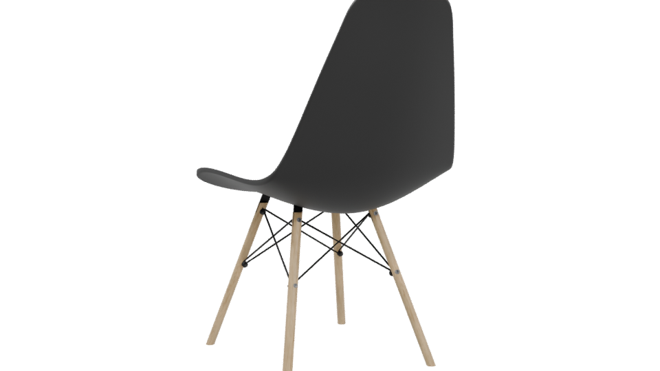 Stylish Modern Chair 3D Model - Professional 3D Model Render 4