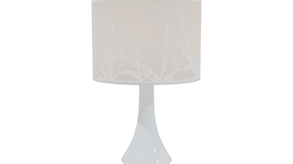 Stylish Touch Table Lamp 3D - Professional 3D Model Render 3