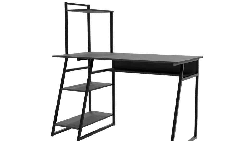 Contemporary Office Desk 3D Model - Professional 3D Model Render 12