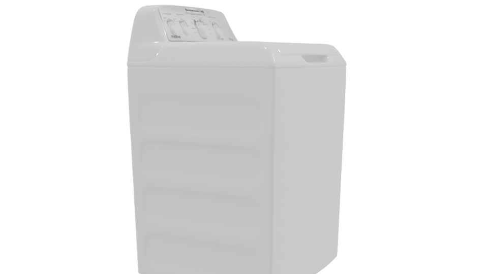Top-Loading Washing Machine 3D - Professional 3D Model Render 9