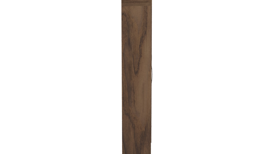 Stylish Wooden Wardrobe Model - Professional 3D Model Render 8