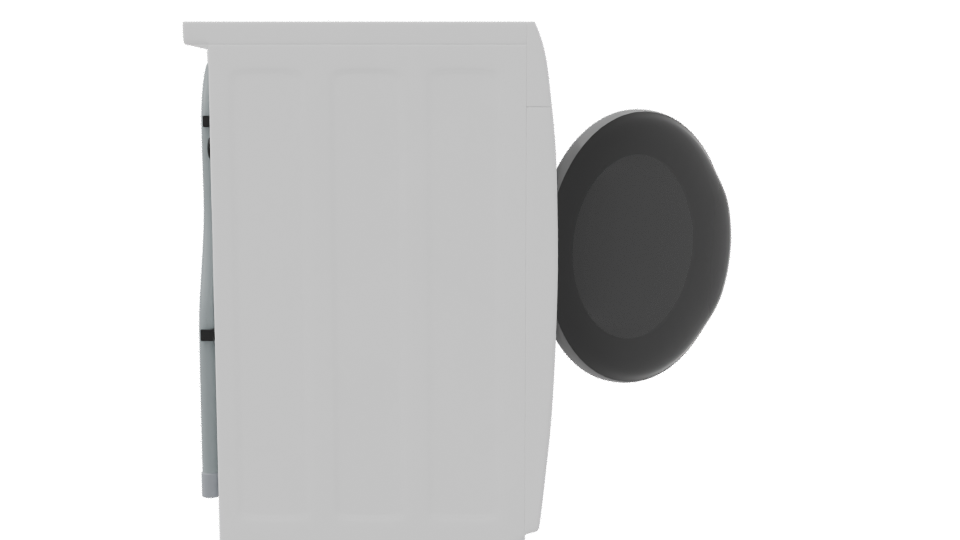 Eco Bubble Washing Machine 3D Model - Professional 3D Model Render 8