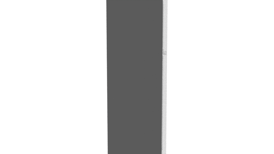 Elegant Stainless Steel Refrigerator Model - Professional 3D Model Render 8