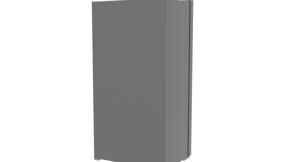 Sleek Modern Refrigerator 3D Model - Professional 3D Model Render 6