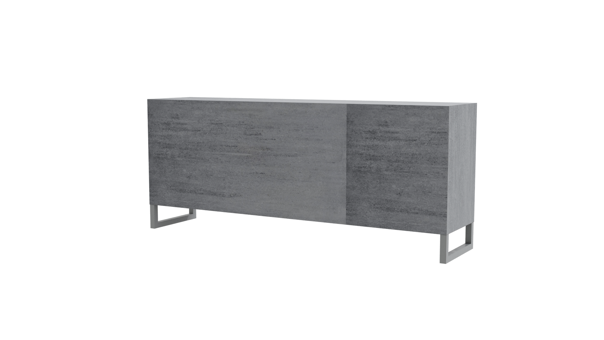 Minimalist Concrete Console Table 3D - Professional 3D Model Render 9