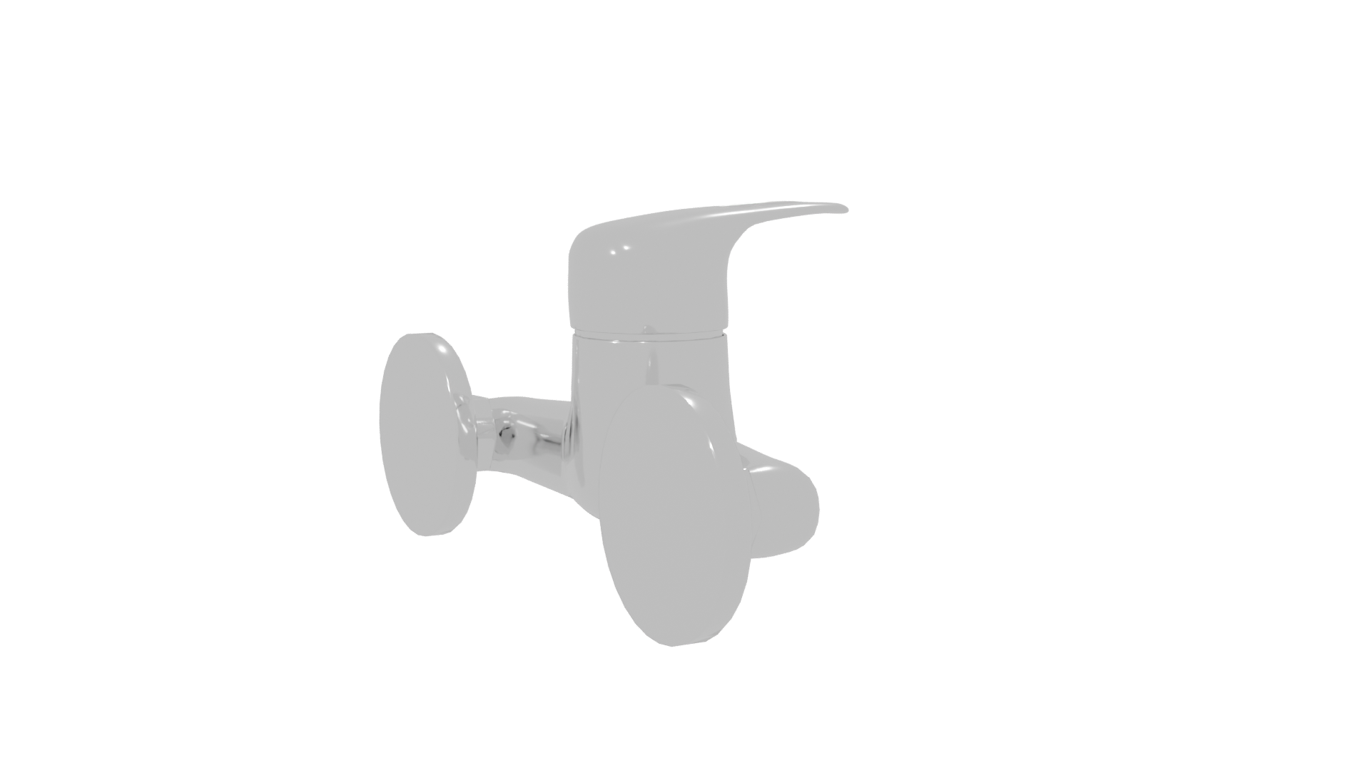 Stylish Bathroom Faucet 3D Model - Professional 3D Model Render 7