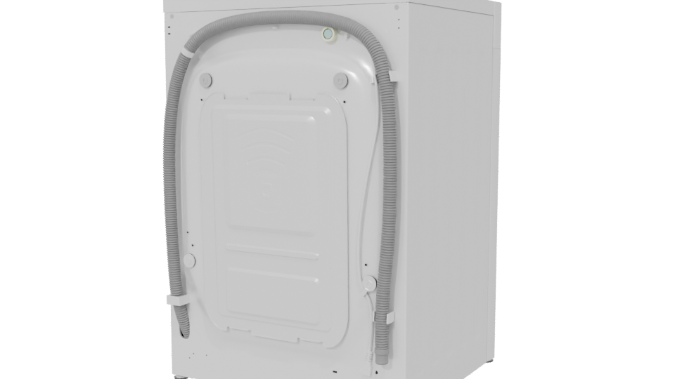 Modern Washing Machine 3D Model - Professional 3D Model Render 6