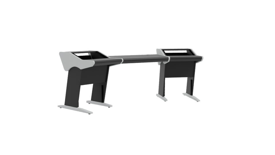 Contemporary Office Desk 3D Model - Professional 3D Model Render 10