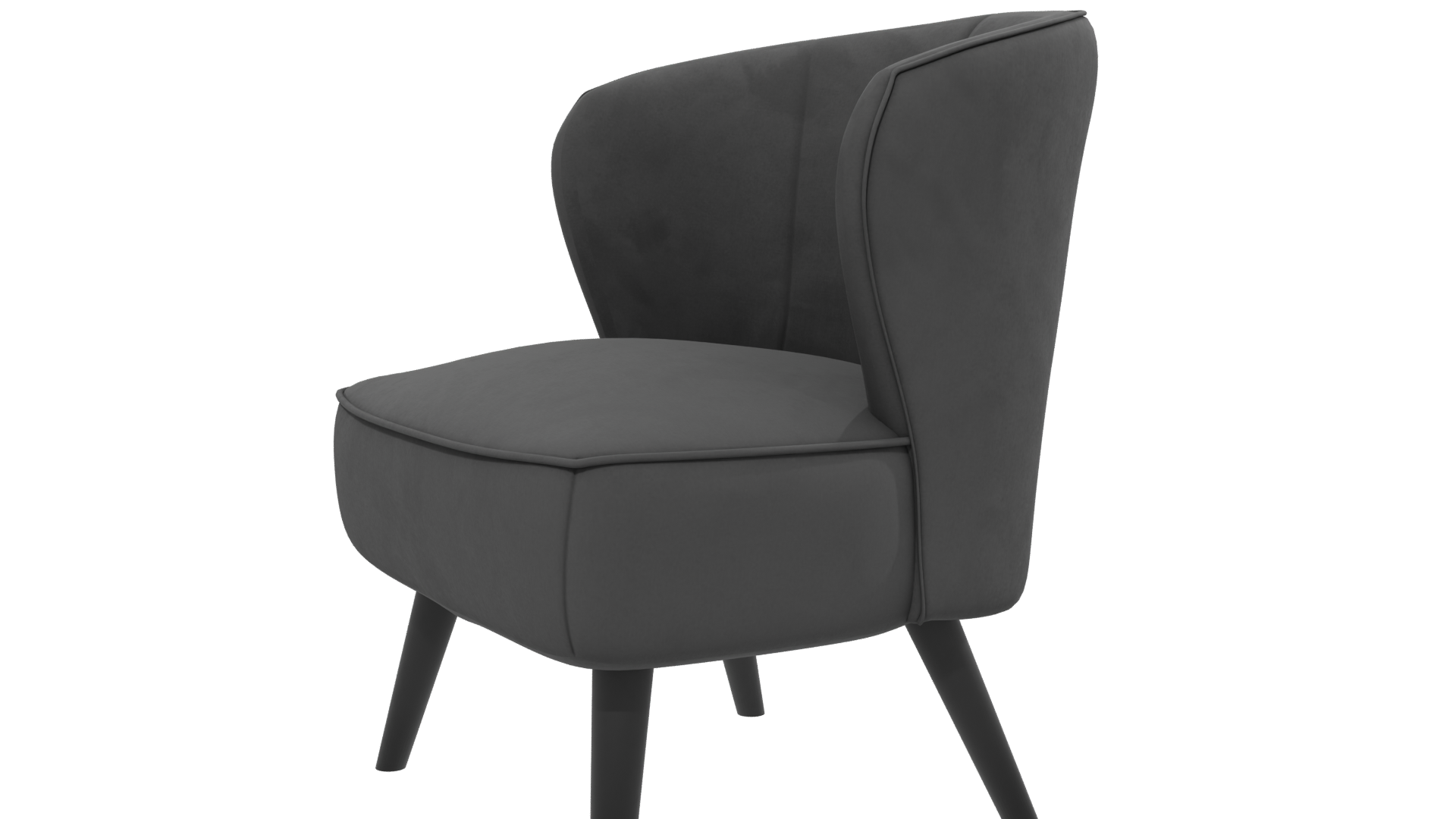Stylish Modern Accent Chair 3D - Professional 3D Model Render 13