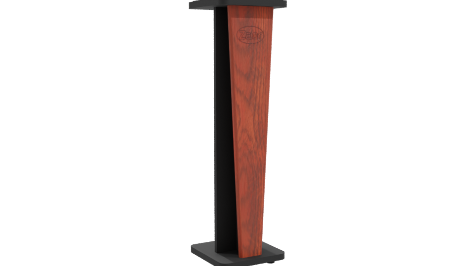 Stylish Wooden Podium Model - Professional 3D Model Render 10