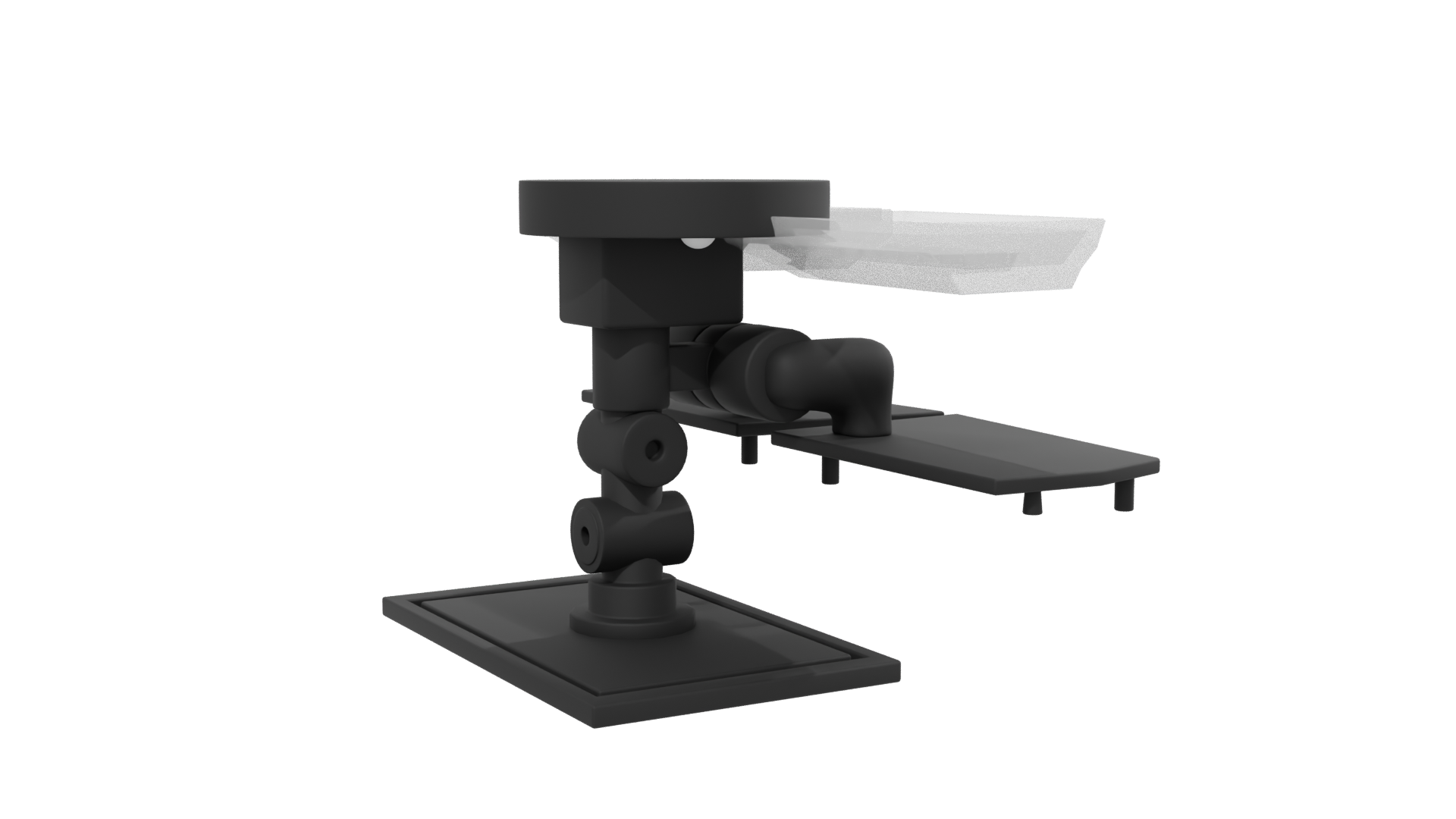 Stylized Modern Desk Lamp 3D Model - Professional 3D Model Render 13