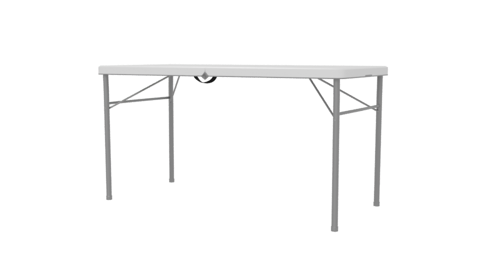 Stylish Folding Table 3D Model - Professional 3D Model Render 6